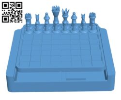 FIDE Chess Set by BeardedJester, Download free STL model