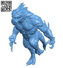 Troglodyte H002404 file stl free download 3D Model for CNC and 3d printer