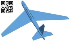 B52 Flying Glider Powered By An Elastic Band