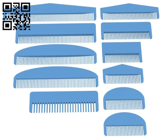 Comb H003627 file stl free download 3D Model for CNC and 3d printer