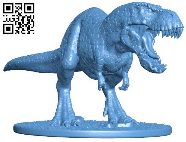 Dino T-Rex Google Chrome - Dinosauro T-rex by FSMaker, Download free STL  model