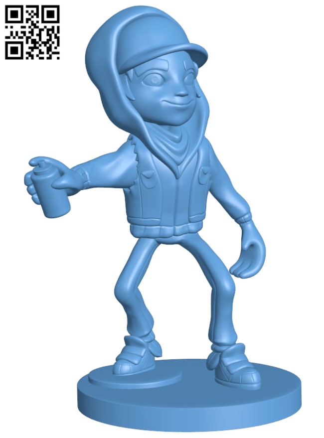 STL file jack from subway surfers 🚆・Template to download and 3D