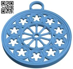 Rose Window Pendant