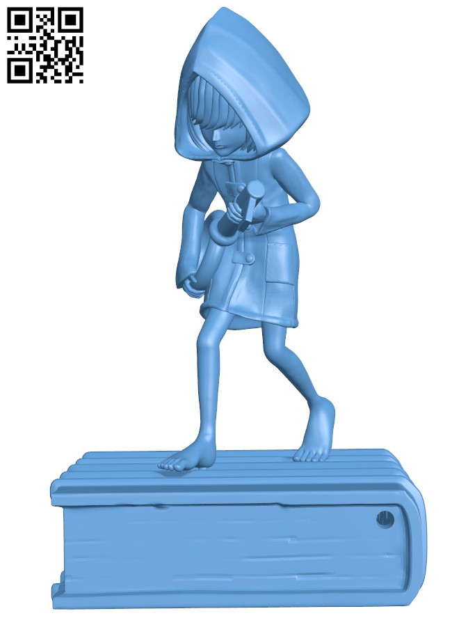 Six - Little Nightmares H004104 file stl free download 3D Model for CNC and 3d printer