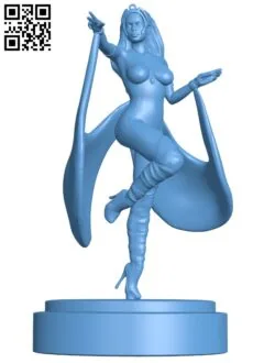 Storm- Xmen H003422 file stl free download 3D Model for CNC and 3d printer