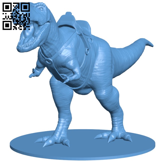 3D Printer Love - 3D Printed Jumping T. Rex Dino Chrome [credits:  Addiscamillo] via /r/3Dprinting