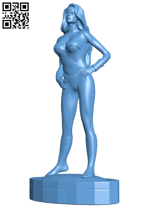 Wonder Woman H004147 file stl free download 3D Model for CNC and 3d printer