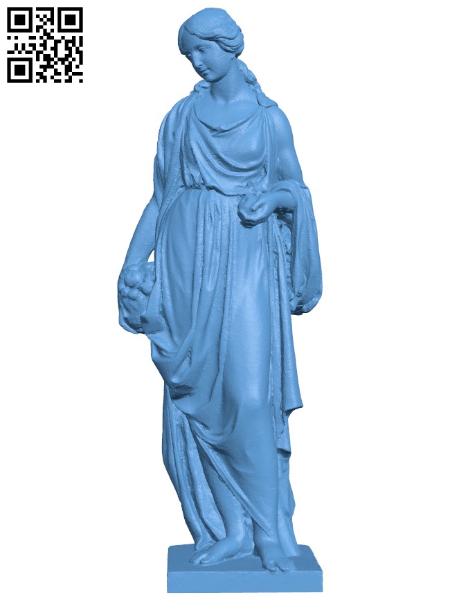 Young Woman H004152 file stl free download 3D Model for CNC and 3d printer