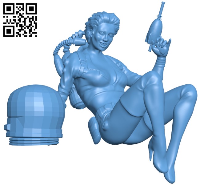 Bad girl H004311 file stl free download 3D Model for CNC and 3d printer