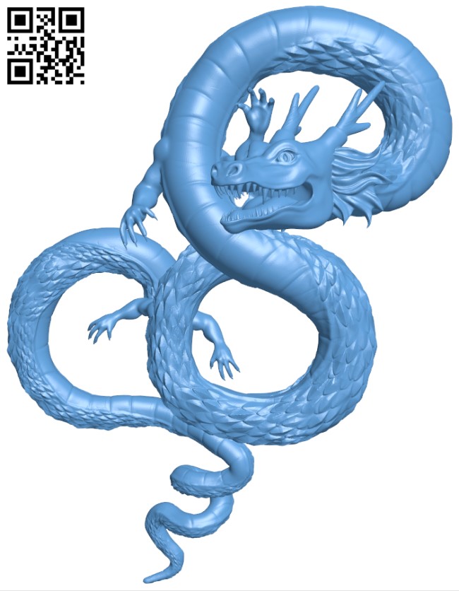 Dragon H004816 file stl free download 3D Model for CNC and 3d printer