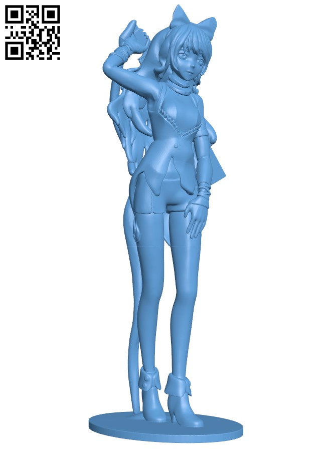 Miss Blake Belladonna H004218 file stl free download 3D Model for CNC and 3d printer