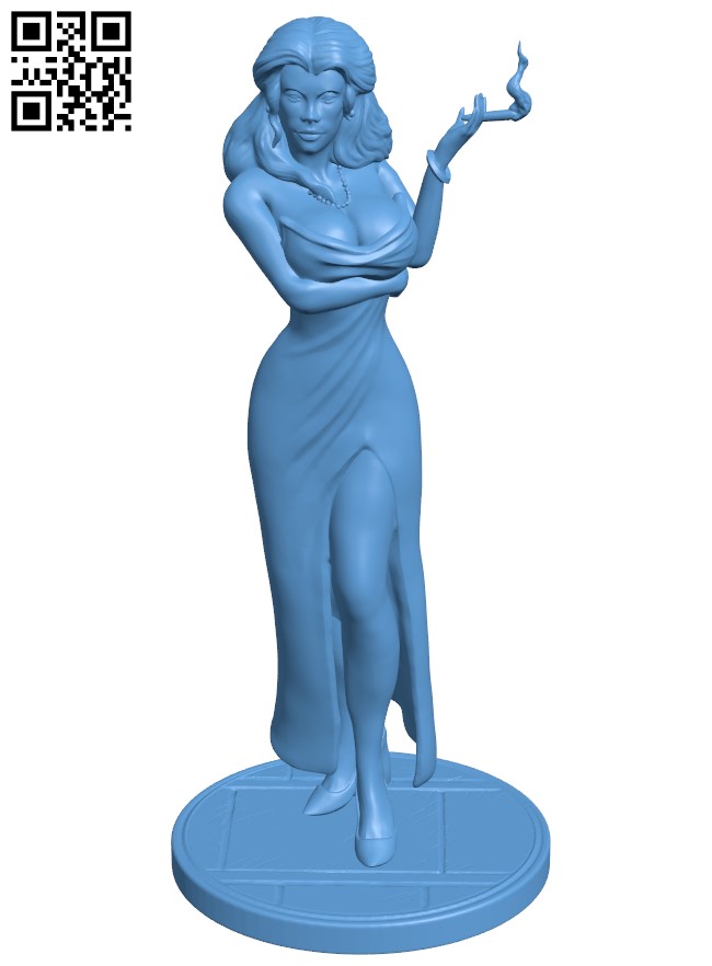 Miss Scarlet H004847 file stl free download 3D Model for CNC and 3d printer