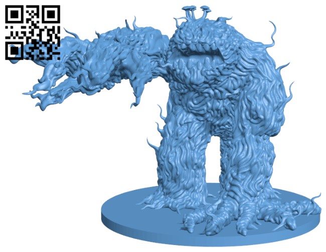 Shambling Mound H004755 file stl free download 3D Model for CNC and 3d printer