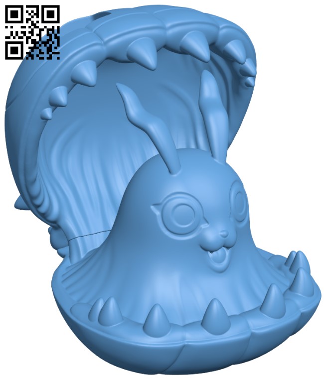 Syakomon H004475 file stl free download 3D Model for CNC and 3d printer