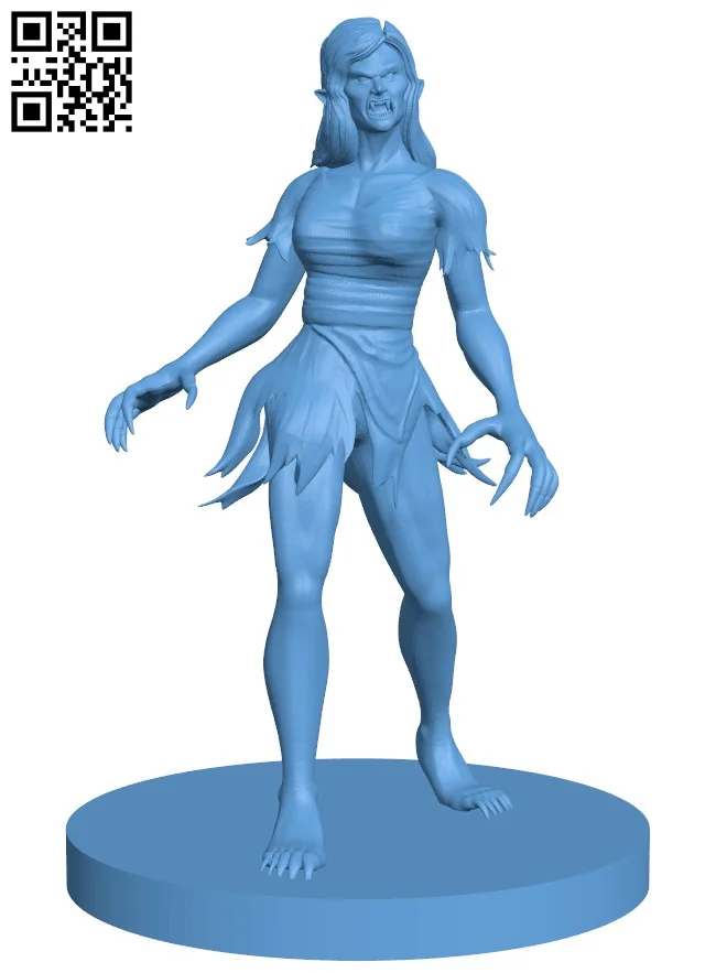 Vampire Spawn H004605 file stl free download 3D Model for CNC and 3d printer