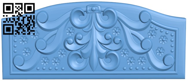 Bed frame pattern 2 T0000031 download free stl files 3d model for CNC wood carving