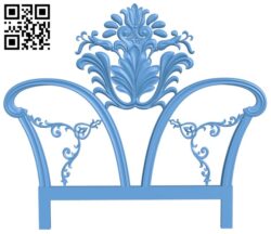 Bed frame pattern T0000034 download free stl files 3d model for CNC wood carving