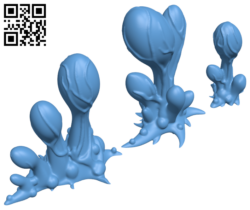 Blob Crowd Plant H005701 file stl free download 3D Model for CNC and 3d printer