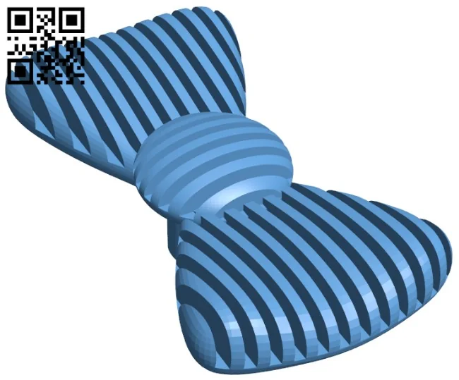 Bow tie H005044 file stl free download 3D Model for CNC and 3d printer