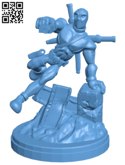 Deadpool H005707 file stl free download 3D Model for CNC and 3d printer