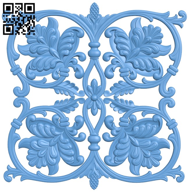 Door pattern T0000103 download free stl files 3d model for CNC wood carving)