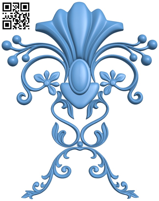 Floral pattern T0000004 download free stl files 3d model for CNC wood carvi