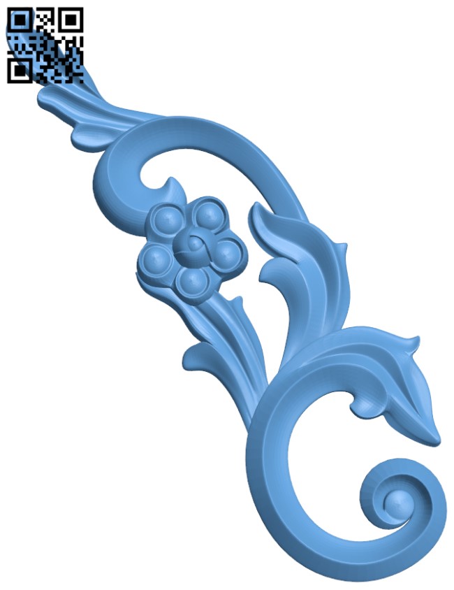 Floral pattern T0000187 download free stl files 3d model for CNC wood carving