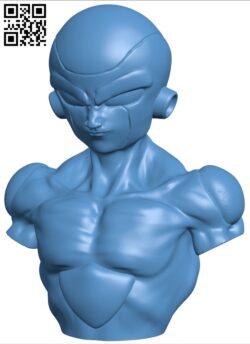 Frieza bust H005525 file stl free download 3D Model for CNC and 3d printer