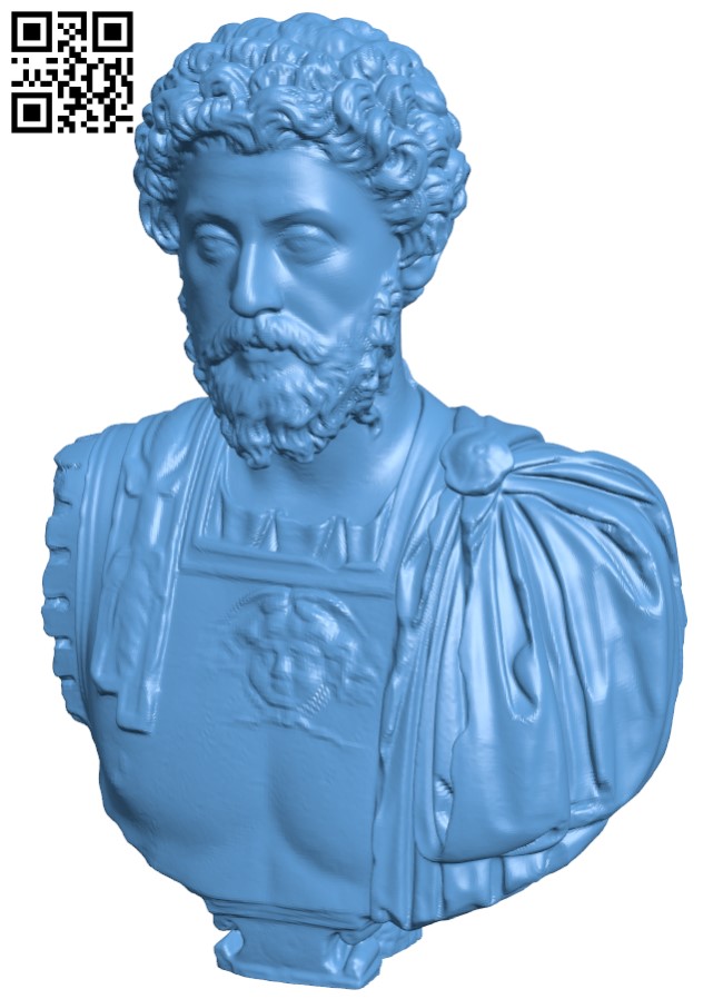 Marcus Aurelius H005234 file stl free download 3D Model for CNC and 3d printer