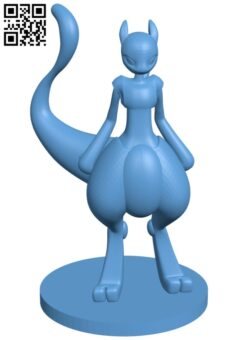 Mewtwo H005491 file stl free download 3D Model for CNC and 3d printer