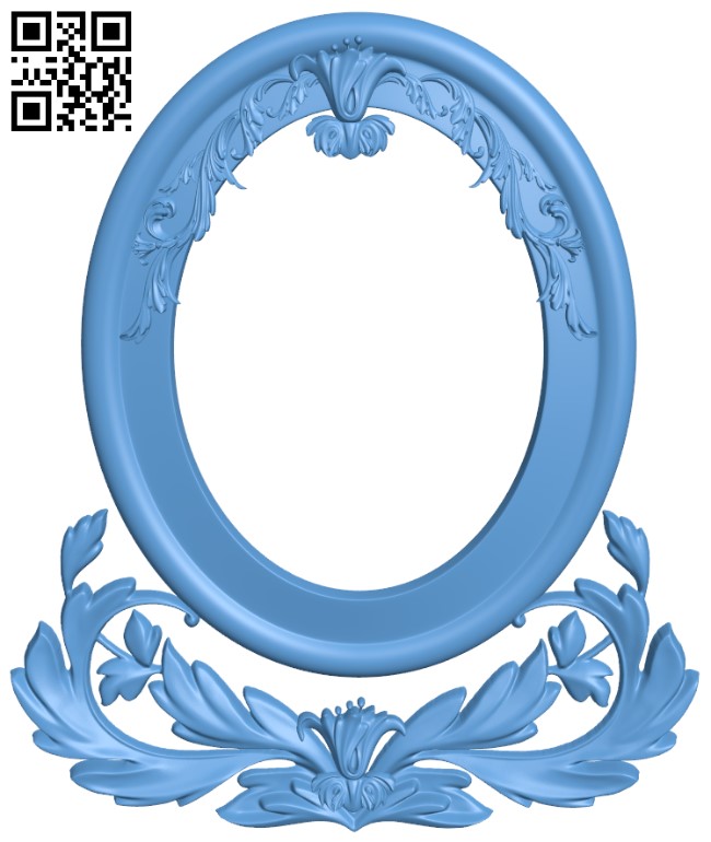 Mirror frame pattern T0000039 download free stl files 3d model for CNC wood carving