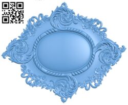 Mirror frame pattern T0000146 download free stl files 3d model for CNC wood carving