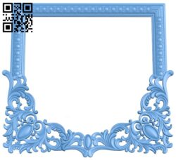 Picture frame or mirror T0000048 download free stl files 3d model for CNC wood carving