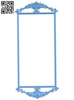 Picture frame or mirror T0000028 download free stl files 3d model for CNC wood carving