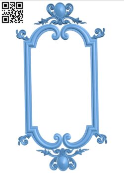 Picture frame or mirror T0000030 download free stl files 3d model for CNC wood carving