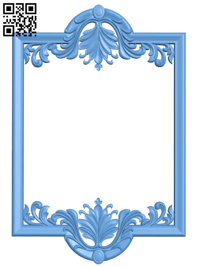 Picture frame or mirror T0000050 download free stl files 3d model for CNC wood carving