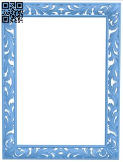 Picture frame or mirror T0000089 download free stl files 3d model for CNC wood carving