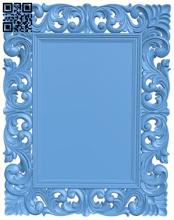 Picture frame or mirror T0000159 download free stl files 3d model for CNC wood carving