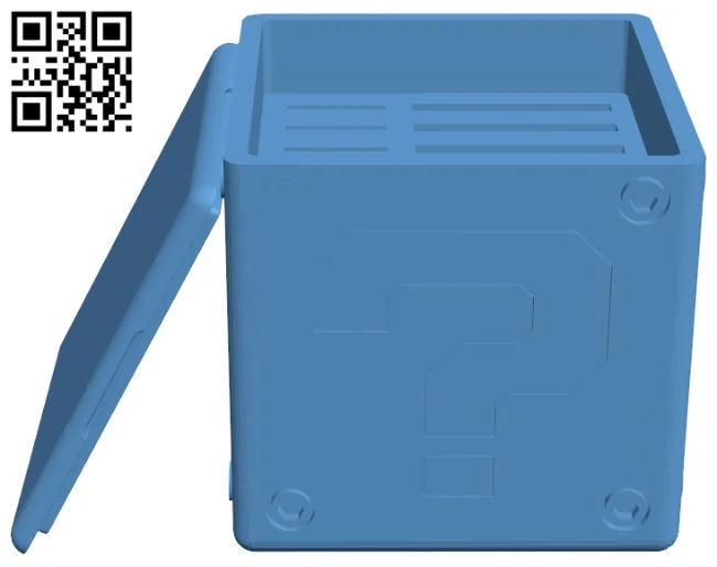 Question Block For SDs And Micro SDs H005538 file stl free download 3D Model for CNC and 3d printer