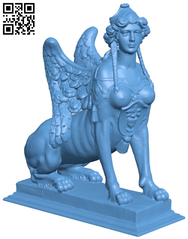 Sphinx H005112 file stl free download 3D Model for CNC and 3d printer