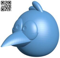 The blues – Angry birds H005600 file stl free download 3D Model for CNC and 3d printer