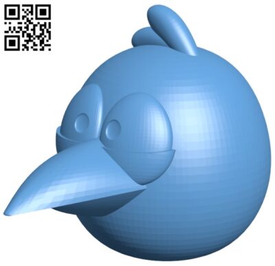 The blues - Angry birds H005600 file stl free download 3D Model for CNC and 3d printer