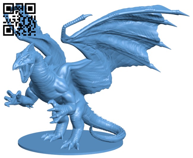 White Dragon H005132 file stl free download 3D Model for CNC and 3d printer