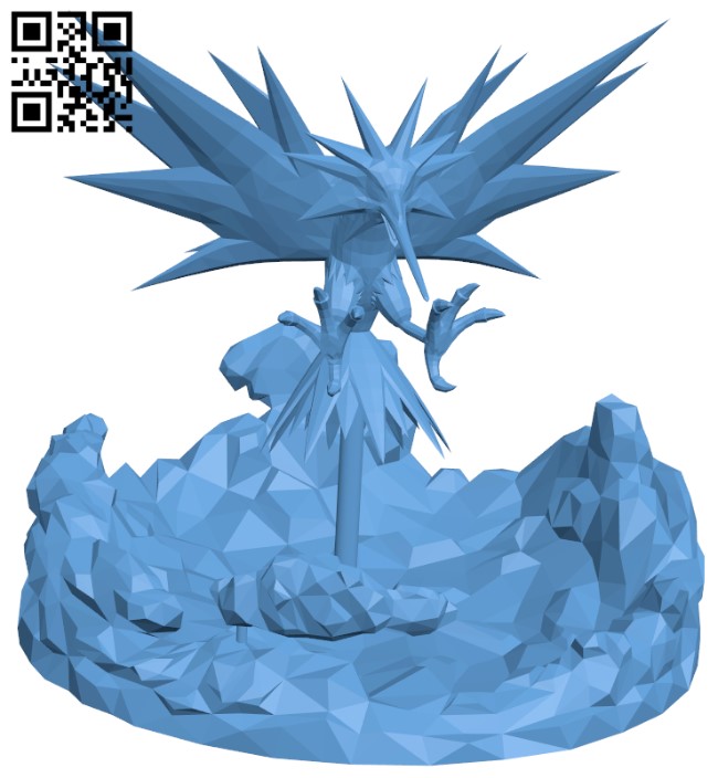 STL file POKEMON ZAPDOS - ARTICUNO - MOLTRES 🐉・Model to download and 3D  print・Cults