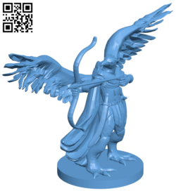 Aarakocra H006468 file stl free download 3D Model for CNC and 3d printer