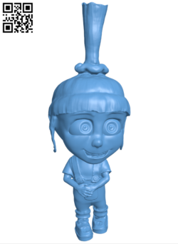 Agnes –  Despicable Me H006049 file stl free download 3D Model for CNC and 3d printer