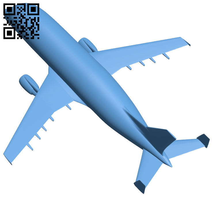 Airbus A300-600ST Beluga H005808 file stl free download 3D Model for CNC and 3d printer