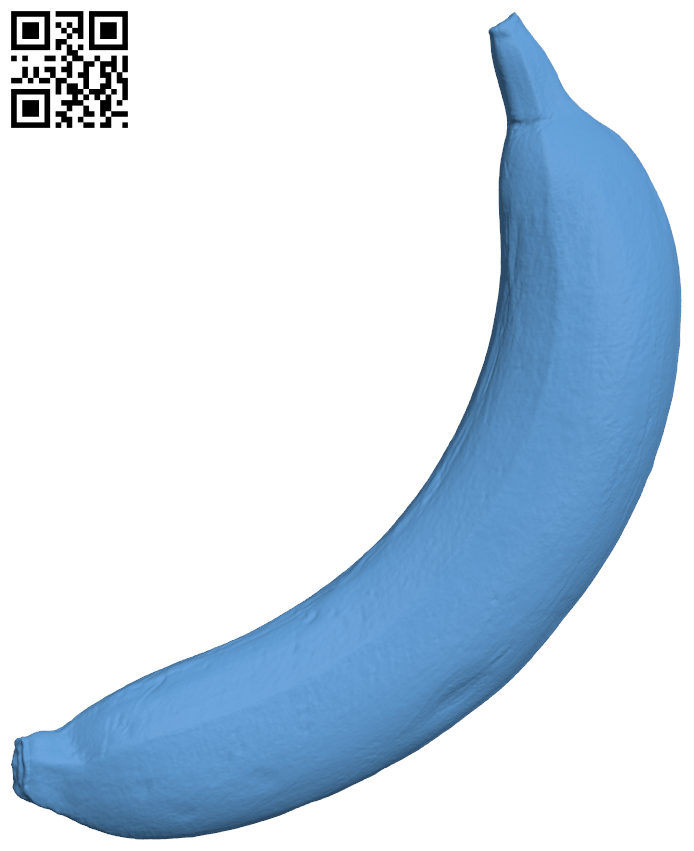 Banana H005752 file stl free download 3D Model for CNC and 3d printer