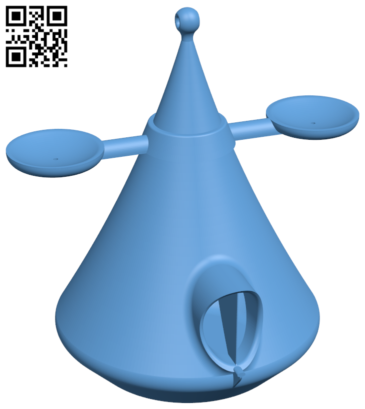 Birdhouse H005755 file stl free download 3D Model for CNC and 3d printer