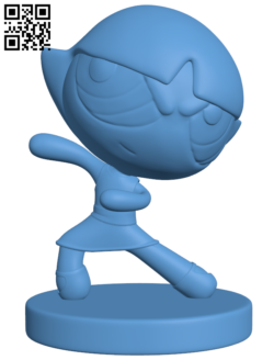 Bubbles – Power Puff Girls H006235 file stl free download 3D Model for CNC and 3d printer